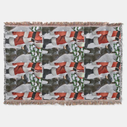 Kerstmis met platte coating deken (Voorkant)