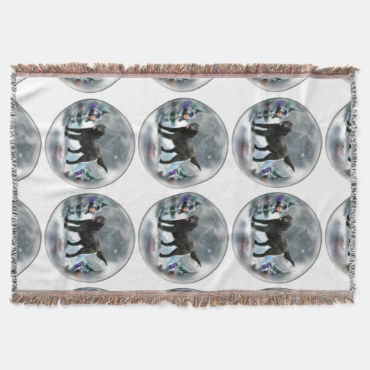 Kerstmis met platte coating deken (Voorkant)