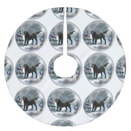 Kerstmis met platte coating kerstboom rok