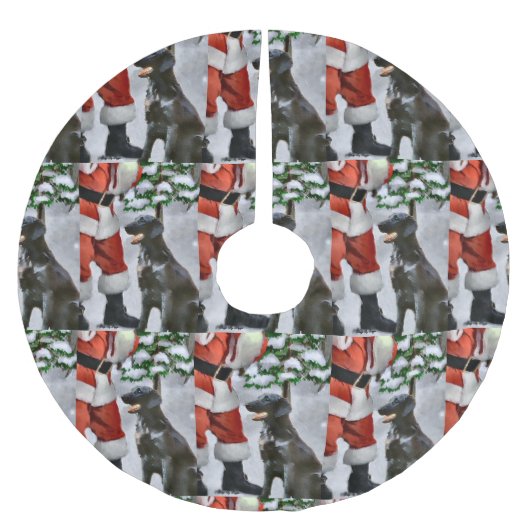 Kerstmis met platte coating kerstboom rok (Voorkant)