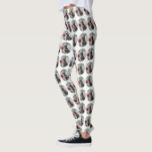 Kerstmis met platte coating leggings (Links)