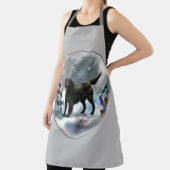 Kerstmis met platte coating schort (Insitu)