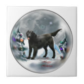 Kerstmis met platte coating tegeltje (Voorkant)