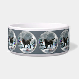 Kerstmis met platte coating voerbakje