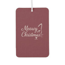 'Kerstmis met poezen' Elegante Diepe Cranberry Fot
