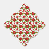 Kerstmis met Poinsettia Favor Box Bedankdoosjes (Uitgevouwen)