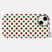 Kerstmis met Polka Dots Phone Case (Achterkant (horizontaal))