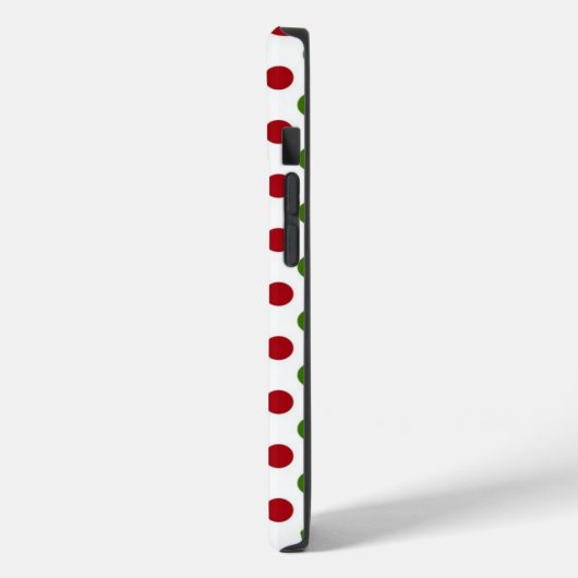 Kerstmis met Polka Dots Phone Case (Achterkant / Links)