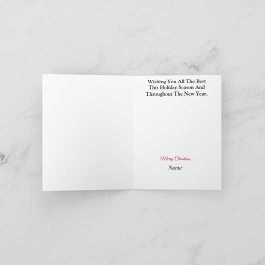 Kerstmis met postale Kaart (Binnen)