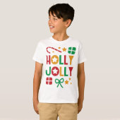 Kerstmis met pret t-shirt (Voorkant volledig)