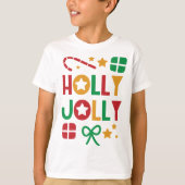 Kerstmis met pret t-shirt (Voorkant)