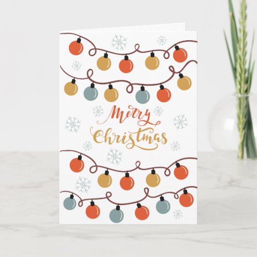 Kerstmis met pretkerkerst feestdagen kaart (Voorkant)