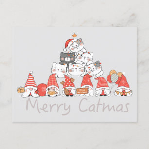 Kerstmis met prettige feestdagen briefkaart