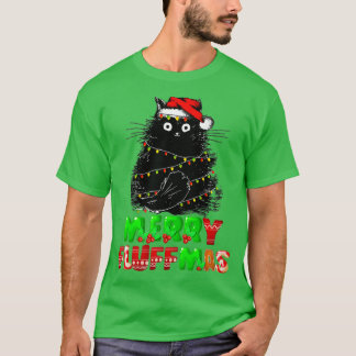Kerstmis met prettige kerstmis met prettige overvl t-shirt