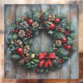 Kerstmis met raam raamsticker (Vel 2)