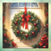 Kerstmis met raam raamsticker (Vel 3)