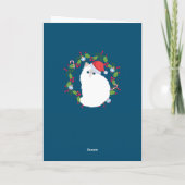 Kerstmis met Ragdoll Cat Kaart (Achterkant)