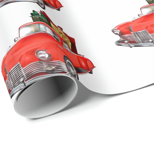  Kerstmis met Red Truck Cadeaupapier (Rol Hoek)