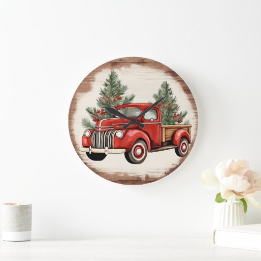  Kerstmis met Red Truck Grote Klok (Huis)