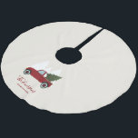 Kerstmis met Red Truck Kerstboom Rok<br><div class="desc">Speciaal  kerstontwerp met Red Truck.</div>