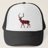 Kerstmis met rendieren trucker pet (Voorkant)