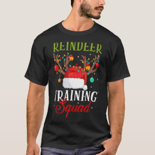 Kerstmis met rendiertraining team Fa T-shirt
