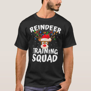 Kerstmis met rendiertraining team Fa T-shirt