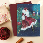 kerstmis met Retro Art Deco Woman Feestdagenkaart<br><div class="desc">Een mooie  retro kerst deco vrouw in een winterse mode kreeg een vakantiekaart. Verstuur dit jaar een van deze prachtige kunstdecodameskaarten naar vrienden en familie voor een uniek vakantieidee. Ook perfect voor verzamelaars. Bekijk het Art Deco collectie in mijn winkel voor meer als dit.</div>