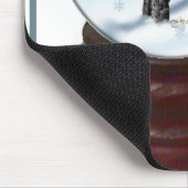 Kerstmis met Reuzenzwarte Terriër Muismat (Hoek)