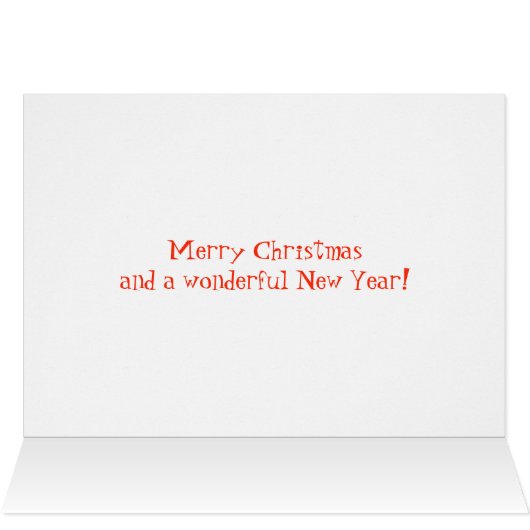 Kerstmis met rode auto (Binnen Horizontaal (Boven))