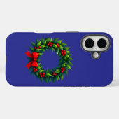 Kerstmis met rode boe Case-Mate iPhone case (Achterkant (horizontaal))