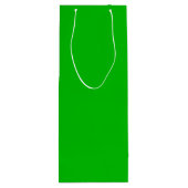 Kerstmis met rode draak met tekstuitslag bewerken wijn cadeautas (Achterkant)