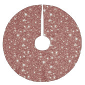 Kerstmis met rode glitters kerstboom rok (Voorkant)