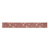 Kerstmis met rode glitters satijnen lint (Voorkant)