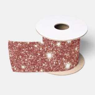 Kerstmis met rode glitters satijnen lint