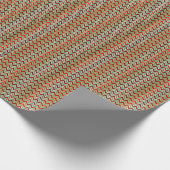 Kerstmis met rode, groene en gouden kaas cadeaupapier (Hoek)