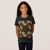 Kerstmis met rood groen goud met Red Star T-shirt (Voorkant volledig)