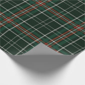 Kerstmis met rood groen wit, eenvoudig patroon cadeaupapier (Hoek)