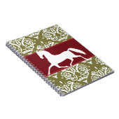 Kerstmis met rotatiepaard notitieboek (Rechterzijde)