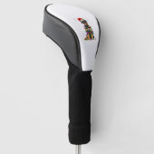Kerstmis met Rottweiler Dog Golfheadcover (Schuin)