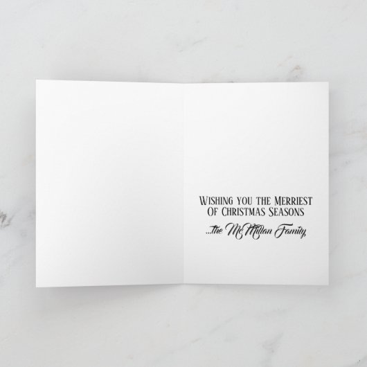 Kerstmis met roze flamingo's op het strand, vrolij feestdagen kaart (Binnen)