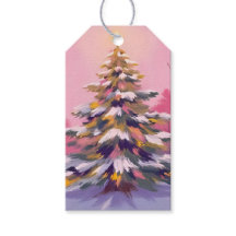 Kerstmis met Roze Tint | Waterverf Kerstfeest