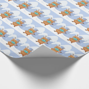 Kerstmis met Rudolph Cadeaupapier