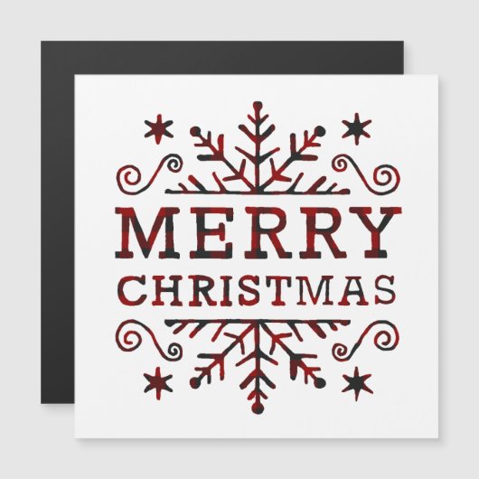 Kerstmis met ruitdessin (Voorkant / Achterkant)