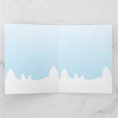 Kerstmis met Santa Claus, Rudolph, Polar Beer Kaart (Binnen)