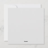 Kerstmis met schaakpret custom feestdagenkaart (Achterkant)