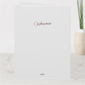 Kerstmis met Sinterklaas uit het verleden  Kaart (Achterkant)