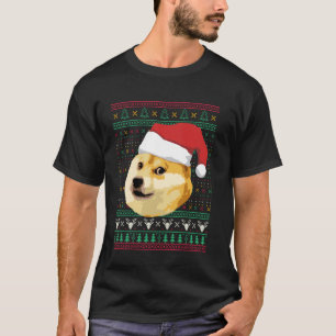 Kerstmis met sjiiba in de kerstman met lelijke zwe t-shirt