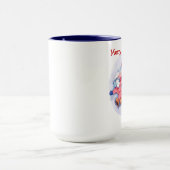 Kerstmis met skistende Bunnies Mok (Midden)