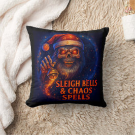 Kerstmis met slee-bellen en chaos-spreuken  kussen